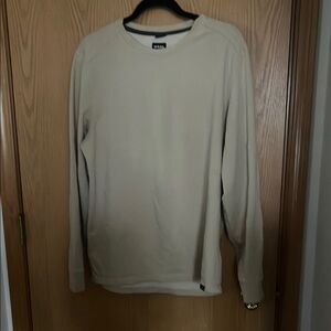 Prana Beige Long Sleeve Heavy Shirt